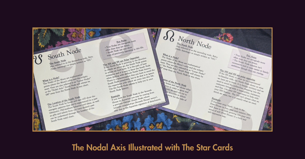 The Nodes of the Moon in an Astrology Chart (North & South Nodes)