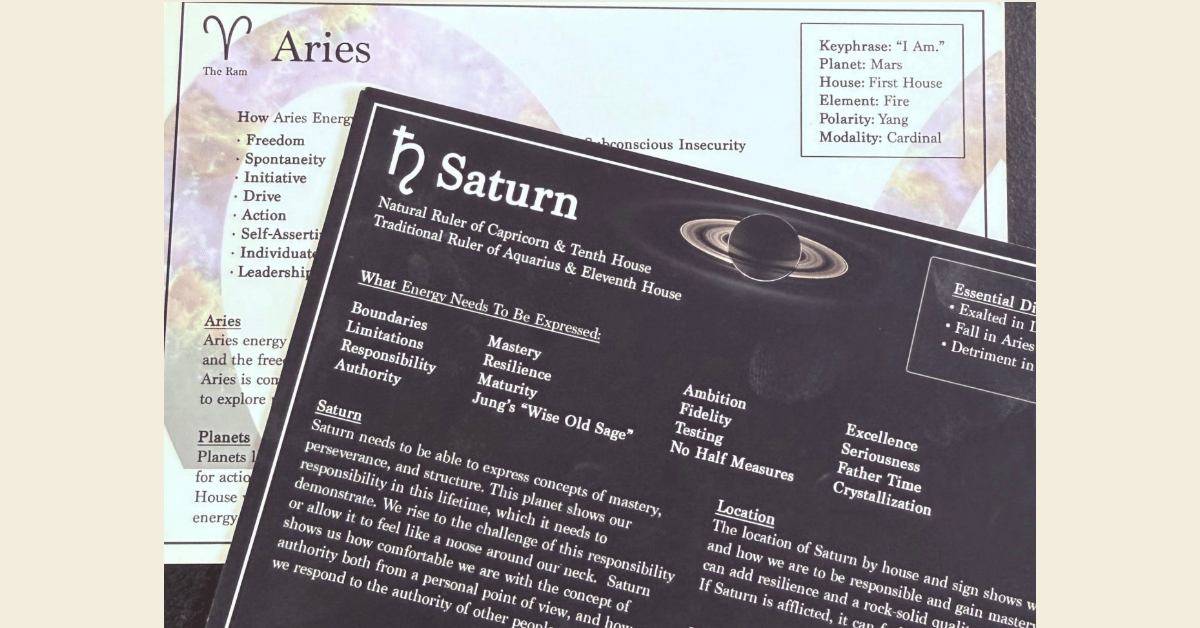 Transit Saturn in Aries (2025-2028)